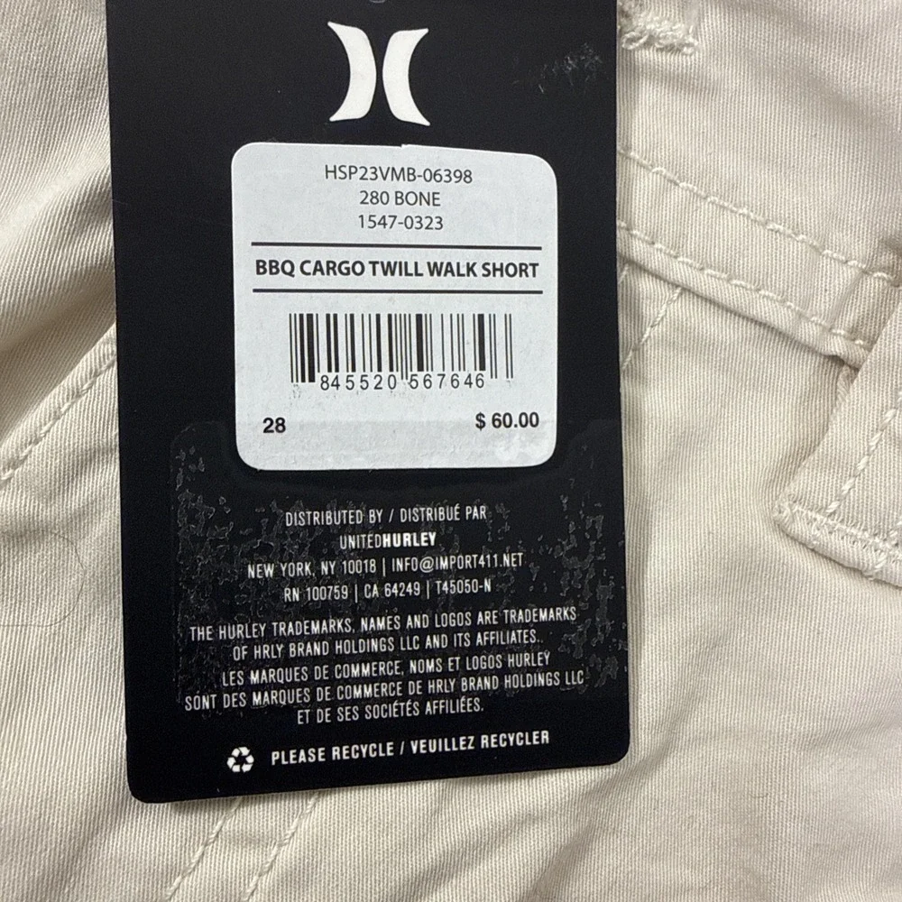 NEW Men's Hurley 20